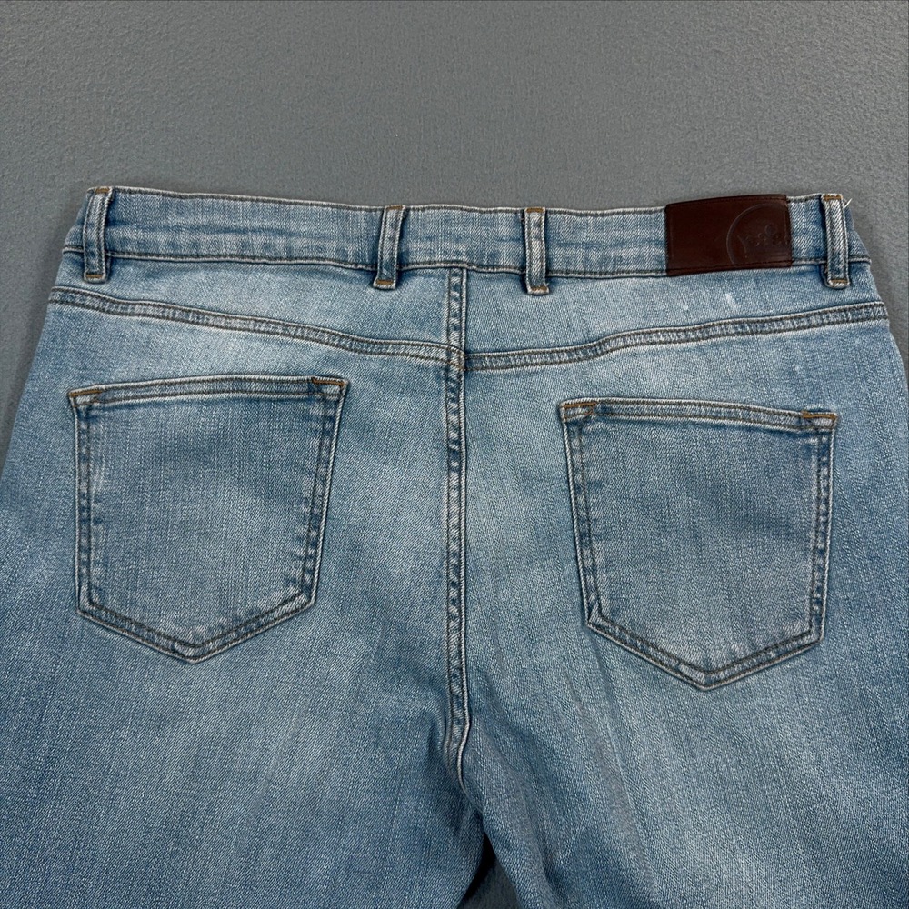 Peter Millar Collection Mens Light Wash Blue Denim Jeans Size 38